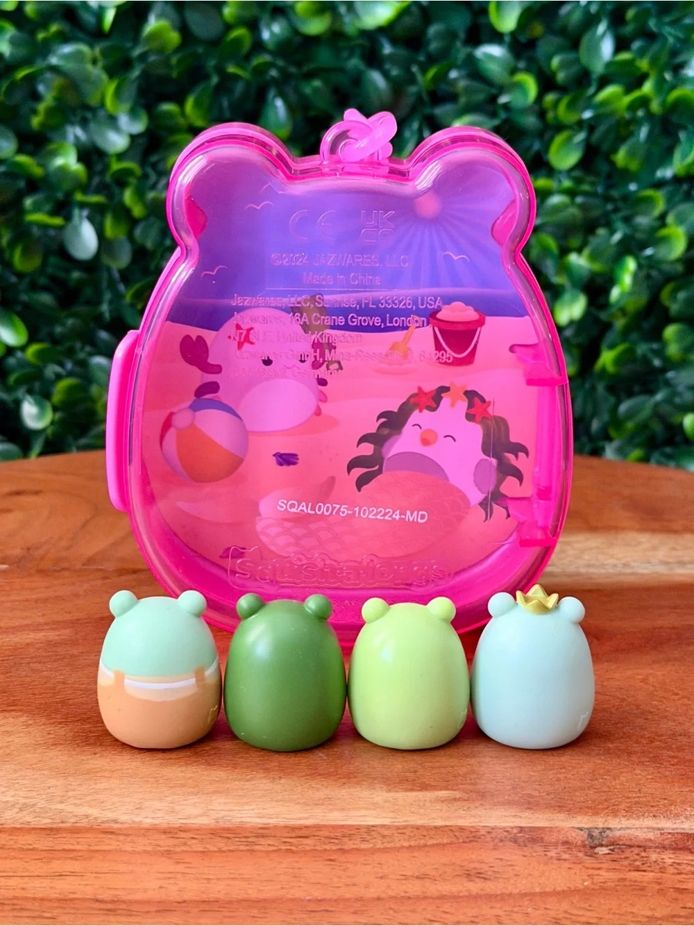 Squish-a-longs by Squishmallows Green Frog Bundle